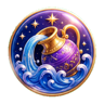 Icona zodiacale Acquario
