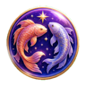Icona zodiacale Pesci